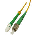 Snor SM SPX FC/APCR-LC/APC 0,2 m 9/OS2 G.657.A2 &#248;2mm Gul