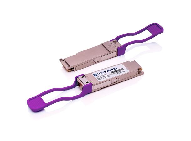 QSFP28, BiDi, 100GBASE, 20 km Fiberworks Tx1291/Rx1311, 10dB, SM, LC, Fiberworks