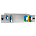 Fiberworks 4+1 ch. CWDM Mux+Demux C51-C57 + 1310nm/CWDM upgrade, Mon.ports