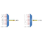 F-DOADM-8DC-L2-3744 Fiberworks AS  Fiberworks 8 ch. DWDM OADM, LGX2 C37 - C44, "drop and continue", LC