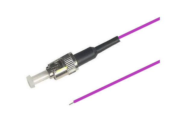 Pigtail MM ST/PC 12-pack blister 1,5 m 50/OM4 BIF 900µm tight buffer Magenta 
