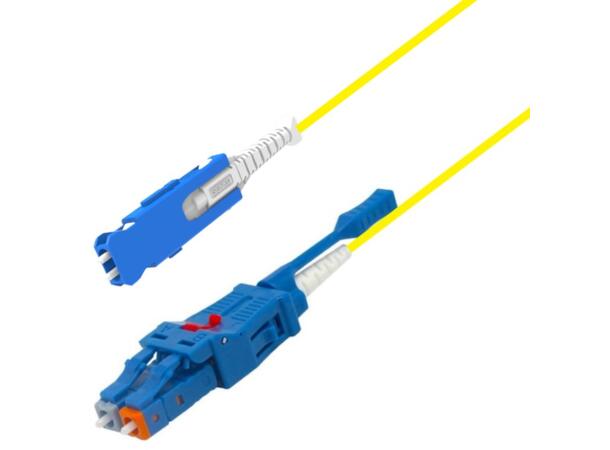 Snor SM Uniboot LC/UPC-SN/UPC xx m G.657.A2  ø1,6mm unitube IEC-B, Yellow 