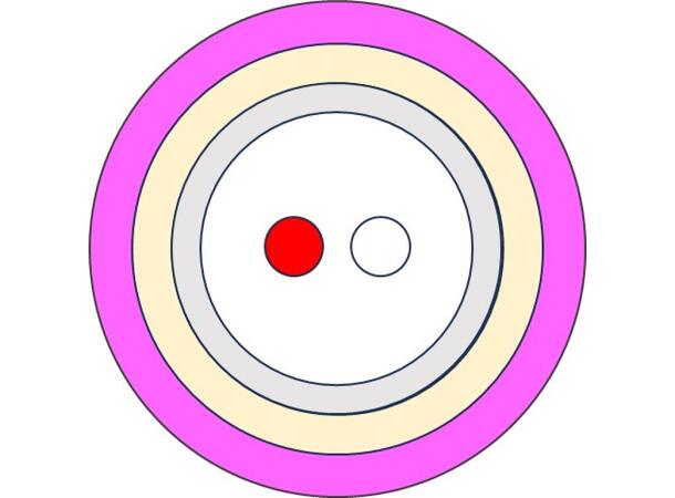 Patch MM DPX Armored LC/PC-LC/PC 30 m 50/OM4 BIF ø3mm LC Uniboot E.Fiolet LSZH 