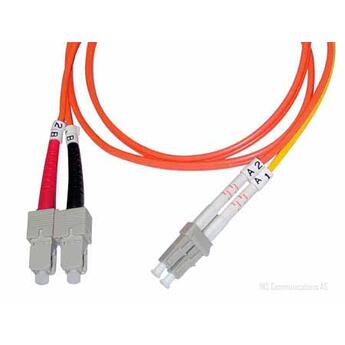 P-MC6-D3O-LCP-SCP-03 Fiberworks AS  Patchcord mode conditioning LC/PC-SC/PC MM 62,5/125, Duplex ø3 mm 3 meter LC=SM