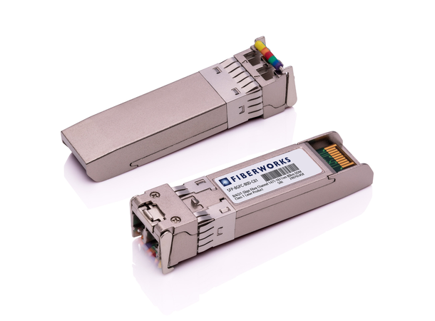 SFP+, 8/4/2/1G Fibre Channel, CDR, 80km CWDM 1471nm-1611nm, 25dB, DDM, SM 