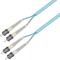 P-OM3-D5A-STP-STP-xx Fiberworks AS  Snor MM DPX Forsterket ST/PC-ST/PC xx m 50/OM3 BIF 3x5mm Ruggeduzed Aqua