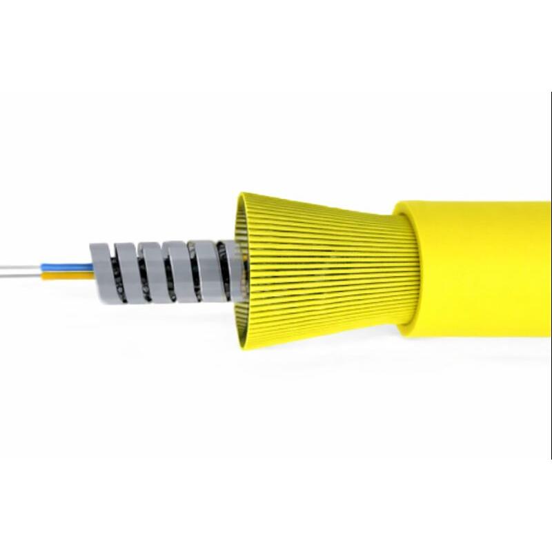 P-7A1-UAY-LCU-LCU-xx Fiberworks AS  Snor SM DPX Armert LC/UPC-LC/UPC xx m 9/OS2 G.657.A2 ø2mm Gul, LC Uniboot