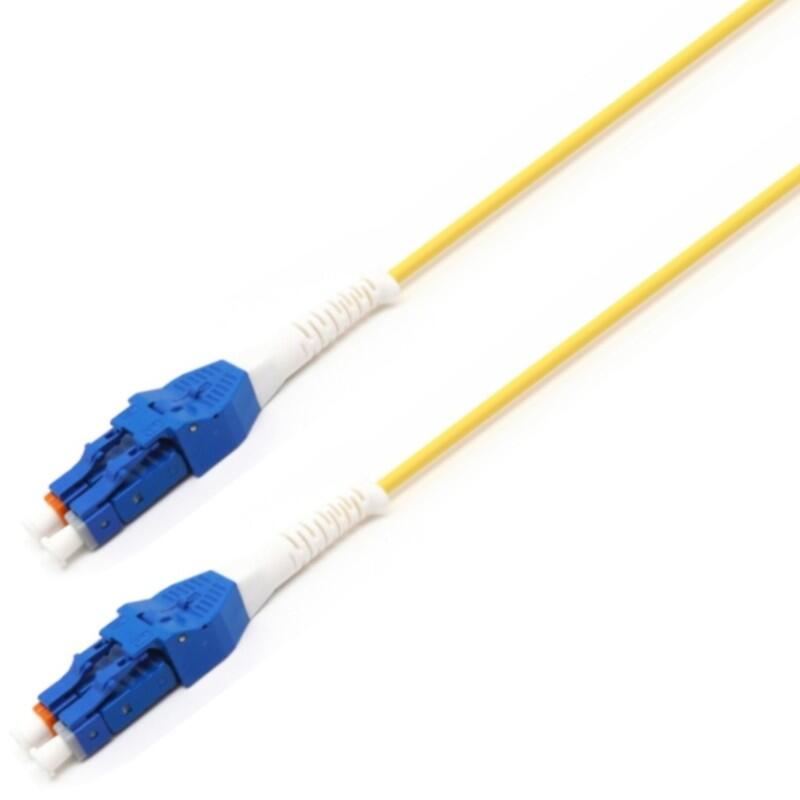 P-7A1-UAY-LCU-LCU-xx Fiberworks AS  Snor SM DPX Armert LC/UPC-LC/UPC xx m G.657.A1 ø3mm Yellow, LC Uniboot