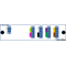 F-CMUX-BIDI8-A-MLU Fiberworks AS  Fiberworks 8 ch. CWDM BiDi Mux/Demux Single fiber, Mon. port, LC/UPC, A-side