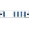 F-DMUX-8-C55-MLU Fiberworks AS  Fiberworks 8 ch. DWDM Mux+Demux for C55 ITU ch. 25-32, 100GHz, Monitor ports, LC