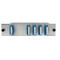 F-DMUX-8-C55-MLU Fiberworks AS  Fiberworks 8 ch. DWDM Mux+Demux for C55 ITU ch. 25-32, 100GHz, Monitor ports, LC