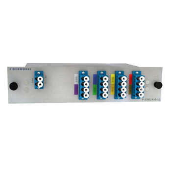 F-CMUX-8-LL-4761-LU Fiberworks AS  Fiberworks 8 ch. Low Loss CWDM Mux+Demux C47-C61, IL &lt; 1.3 dB, LC/UPC