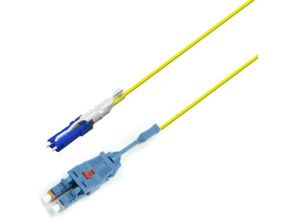 Patch SM CS/UPC-LC/UPC uniboot, xx m G.657.A2 ø2mm, IEC-B, Yellow 