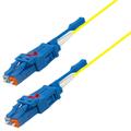 Snor SM Uniboot LC/UPC-LC/UPC 1,5 m 9/OS2 G.657.A2  &#248;2,0mm Gul