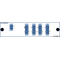 F-DMUX-8-LL-2128-LU Fiberworks AS  Fiberworks 8 ch. DWDM Mux+Demux Low Loss ITU ch. C21-C28, 100 GHz, LC/UPC