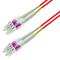 P-OM4-D2R-LCP-LCP2.5 Fiberworks AS  Patch MM DPX LC/PC-LC/PC 2.5 m OM4 BIF 2x ø2mm Red (Pantone 179C)