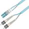P-OM3-D5T-LCP-STP-30 Fiberworks AS  Patch MM DPX Flat LC/PC-ST/PC 30 m 50/OM3 BIF 3x5mm Ruggedized Aqua