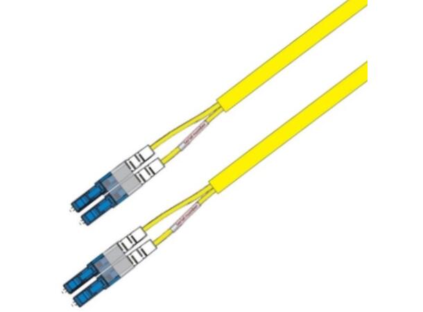 Patch SM DPX Flat LC/UPC-LC/UPC 40 m 9/OS2 G.657.A2 3x5mm ruggedized Yellow 