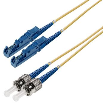 P-SM9-S2Y-E2U-STU-xx Fiberworks AS  Snor SM SPX E2000/UPC-ST/UPC xx m 9/OS2 G.657.A2 ø2mm Gul