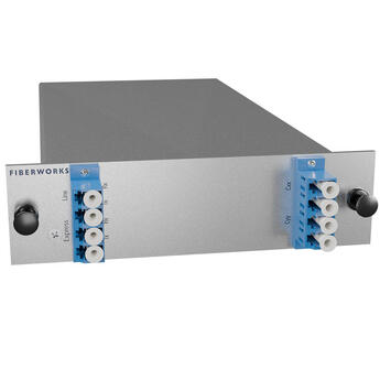 F-DOADM-2DC-L2-xxyy Fiberworks AS  Fiberworks 2 ch. DWDM OADM, LGX2 &quot;drop and continue&quot;, LC