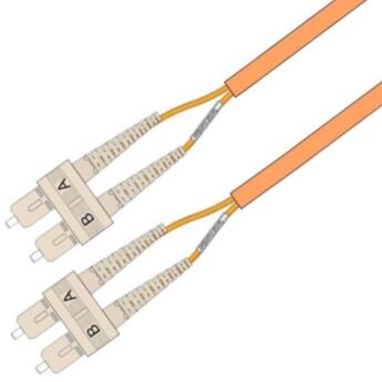 P-OM1-D5O-SCP-SCP-xx Fiberworks AS  Patch MM DPX Flat SC/PC-SC/PC xx m 62,5/OM1 3x5mm Ruggedized Orange