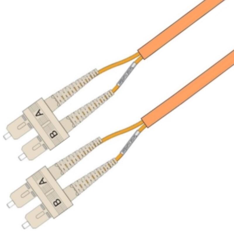 P-OM1-D5O-SCP-SCP-xx Fiberworks AS  Patch MM DPX Flat SC/PC-SC/PC xx m 62,5/OM1 3x5mm Ruggedized Orange
