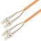 P-OM1-D5O-SCP-SCP-xx Fiberworks AS  Patch MM DPX Flat SC/PC-SC/PC xx m 62,5/OM1 3x5mm Ruggedized Orange