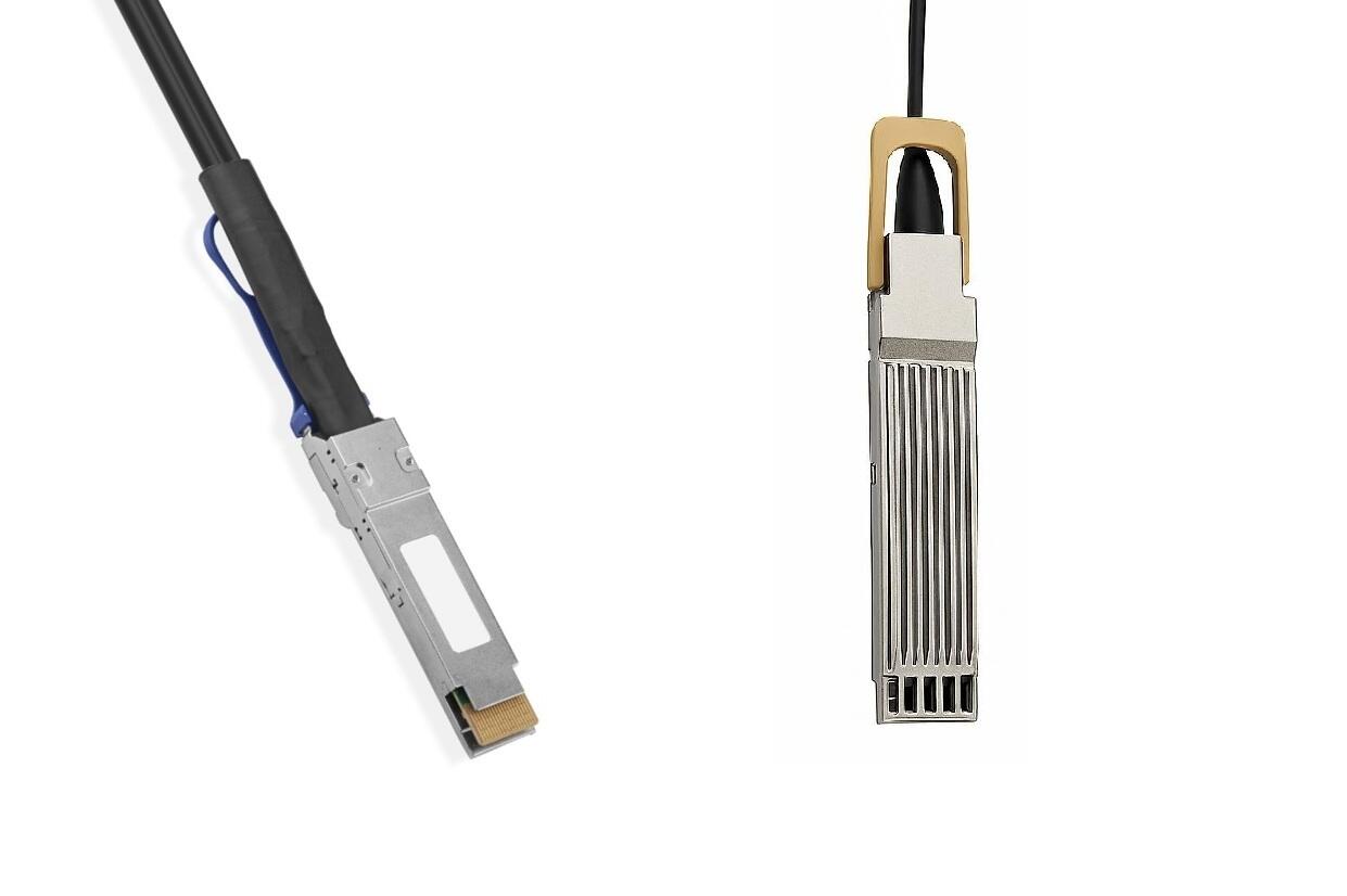 QDD-OSFP-O-400G-DAC Fiberworks AS  QSFP-DD to OSFP Open 400G DAC Passive, 400GBASE-CR8