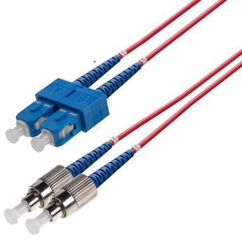 P-SM9-D2R-SCU-FCU-02 Fiberworks AS  Patch SM DPX SC/UPC-FC/UPC 2 m 9/OS2 G.657.A2 2x ø2mm Red