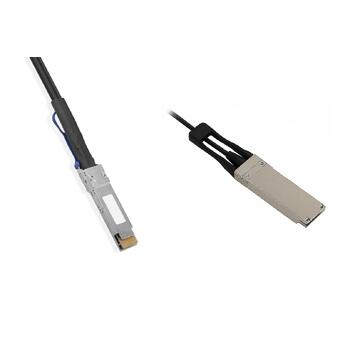 QDD-OSFP-N-400G-DAC Fiberworks AS  QSFP-DD to OSFP RHS 400G DAC Passive, 400GBASE-CR8