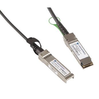 SFPDD-QSFP-DAC-2M-SP Fiberworks AS  SFP-DD to QSFP 100G DAC Passive, 100GBASE-CR2, 2m, Spesial