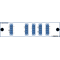 F-D2MUX-8+1-2135-LU Fiberworks AS  Fiberworks 8+1 ch. 800G DWDM Mux+Demux ITU ch. 21-35, 200 GHz, Upgrade/1310WB