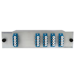 Fiberworks 8+1 ch. 800G DWDM Mux+Demux ITU ch. 21-35, 200 GHz, Upgrade/1310WB