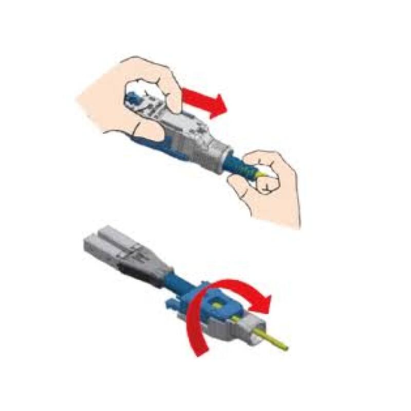 P-OM3-SEL-LCP-LCP-01 Sumitomo Electric CB-3002YN4CRR001M-XX Patch Cord MM FlexULC Pro LC-LC 1 m 2F OM3 BIF ø1,6mm Aqua, Uniboot